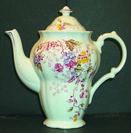 English Garden Coffee Pot & Lid