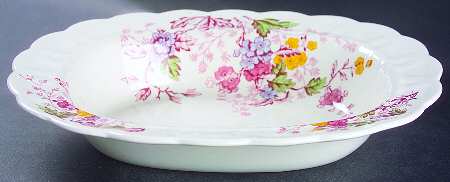 English Garden 10" Oval Vegetable Bowl