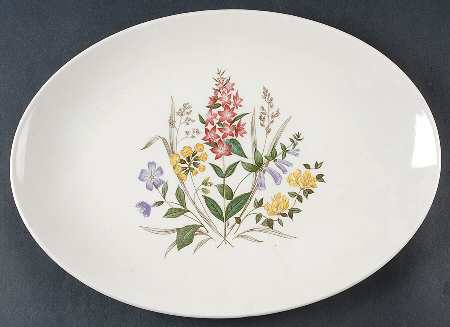 English Garden 12" Oval Serving Platter