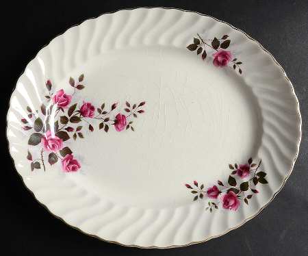 Fragrance (Ironstone) 12" Oval Serving Platter
