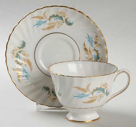 Golden Rhapsody Footed Cup & Saucer Set