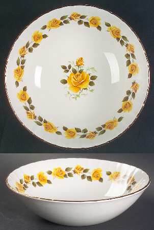 Golden Rose Coupe Cereal Bowl