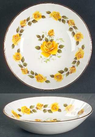 Golden Rose Fruit/Dessert (Sauce) Bowl