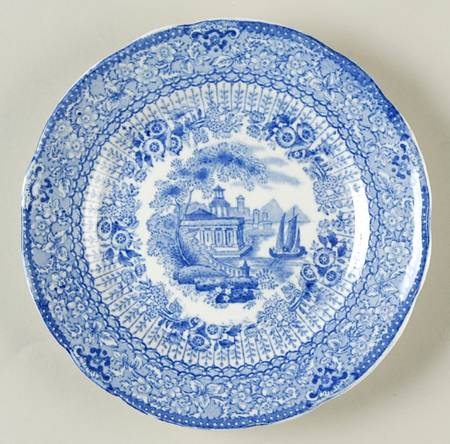 Grecian Blue Bread & Butter Plate