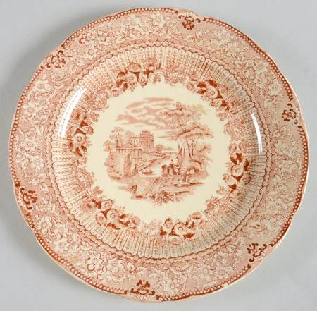 Grecian Brown Luncheon Plate