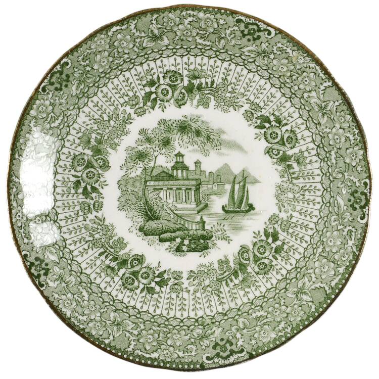 Grecian Green Saucer for Oversized Cup
