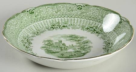 Grecian Green Coupe Soup Bowl
