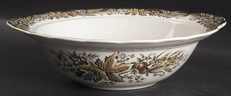 Heritage Green Multicolor Round Vegetable No Lid
