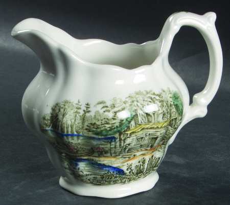 Heritage Green Multicolor Creamer
