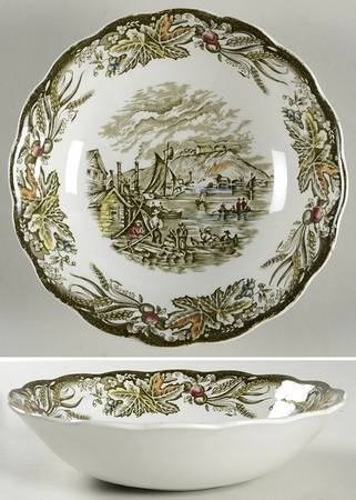Heritage Green Multicolor Coupe Cereal Bowl