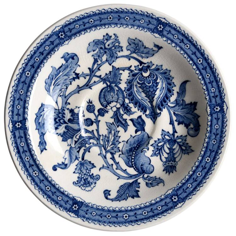 Jacobean Blue Saucer
