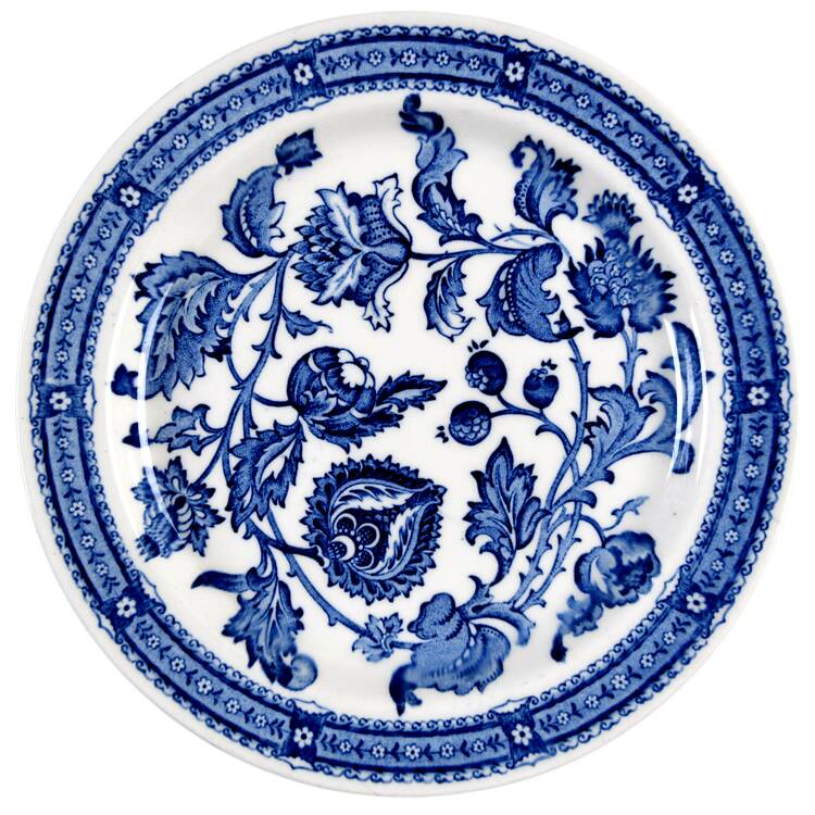Jacobean Blue Bread & Butter Plate