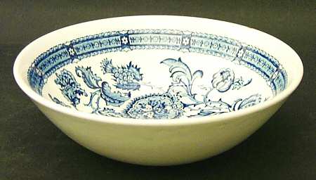 Jacobean Blue Coupe Cereal Bowl