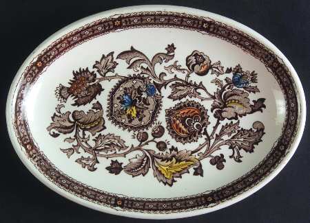 Jacobean Brown Relish/Gravy Underplate