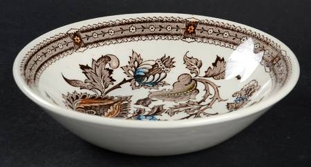 Jacobean Brown Fruit/Dessert (Sauce) Bowl