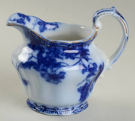Lonsdale (Flow Blue, Gold Trim) Creamer