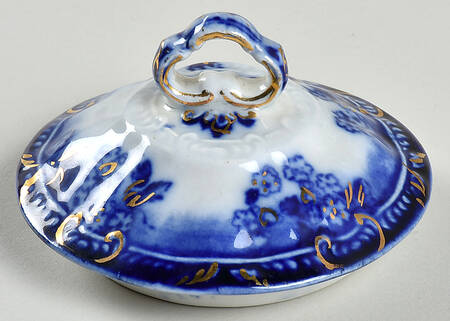 Lugano (Flow Blue) Lid for Sugar Bowl