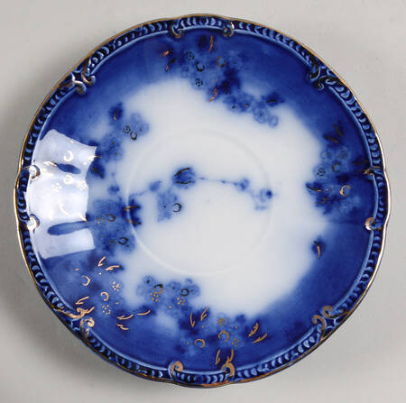 Lugano (Flow Blue) Saucer