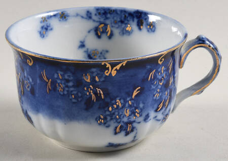 Lugano (Flow Blue) Flat Cup