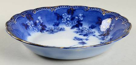 Lugano (Flow Blue) Coupe Soup Bowl