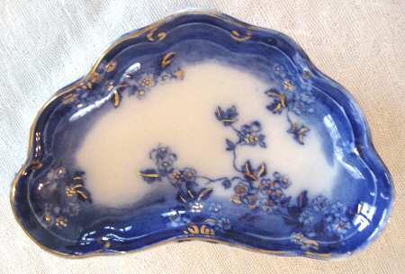 Lugano (Flow Blue) Bone Dish