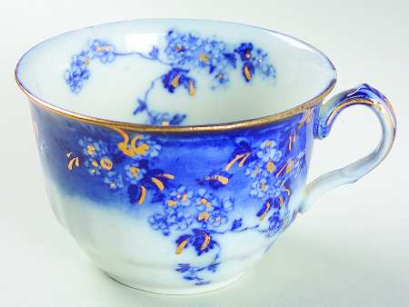 Lugano (Flow Blue) Flat Cup