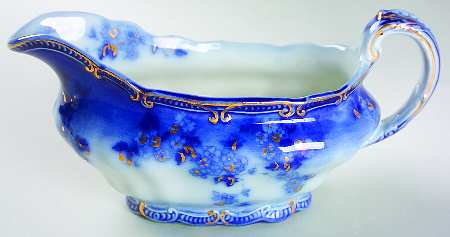 Lugano (Flow Blue) Gravy Boat