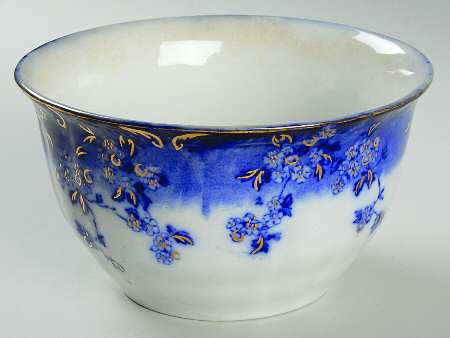 Lugano (Flow Blue) Cranberry Bowl