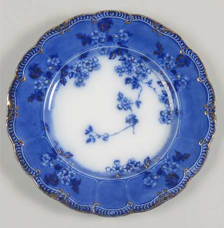 Lugano (Flow Blue) Luncheon Plate