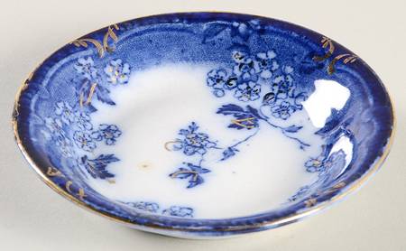 Lugano (Flow Blue) Butter Pat