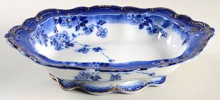 Lugano (Flow Blue) Oval Vegetable No Lid