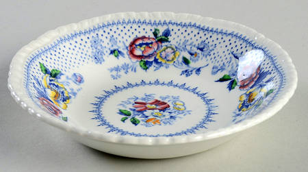Lynton Blue Multicolor Fruit/Dessert (Sauce) Bowl
