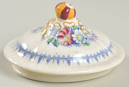 Lynton Blue Multicolor Lid for Teapot