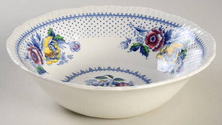 Lynton Blue Multicolor Coupe Cereal Bowl