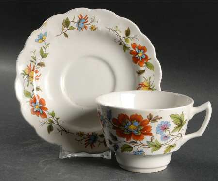 Mandalay Flat Cup & Saucer Set
