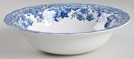 Marlborough Blue 8" Round Vegetable Bowl