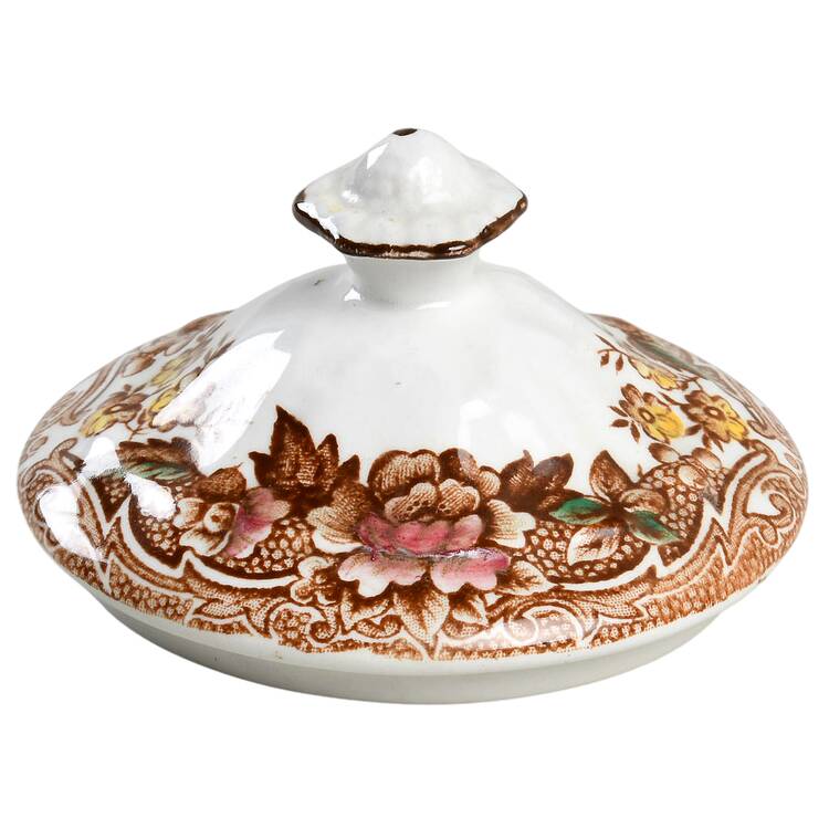 Marlborough Multicolor Brown Lid for Sugar Bowl