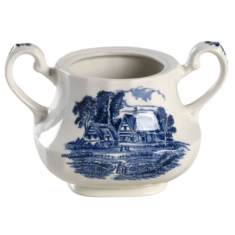 Meadowsweet Blue Sugar Bowl No Lid