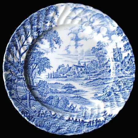 Meadowsweet Blue Salad Plate