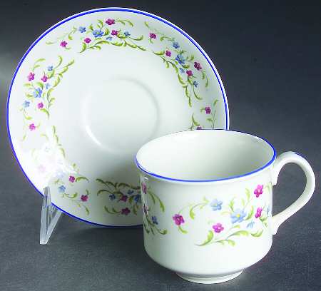 Mignonette Flat Cup & Saucer Set