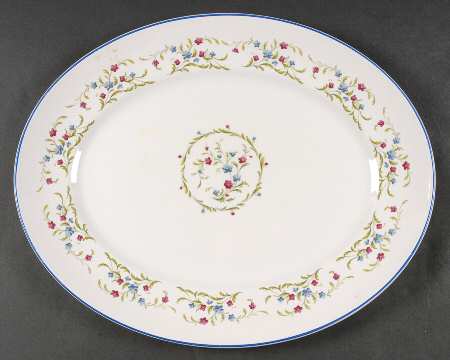 Mignonette 16" Oval Serving Platter