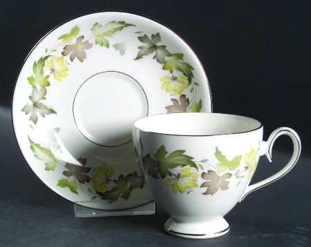 Moselle Footed Cup & Saucer Set