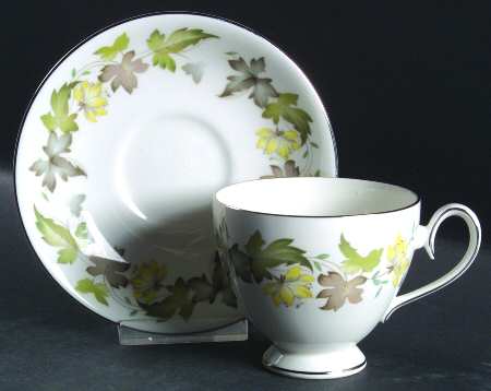 Moselle Footed Cup & Saucer Set