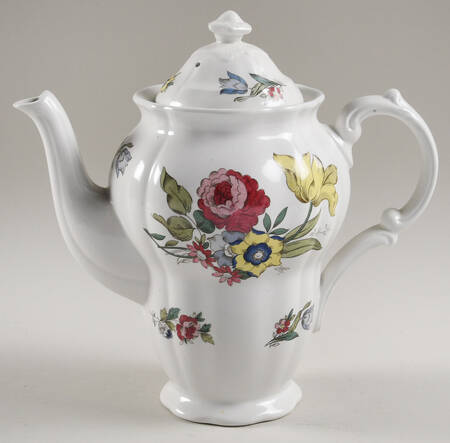 Old Country Sprays Coffee Pot & Lid