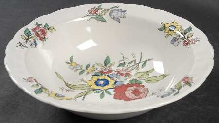 Old Country Sprays 8" Round Vegetable Bowl