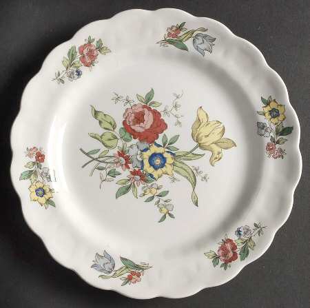 Old Country Sprays Salad Plate