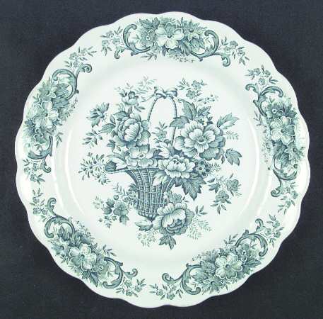Old English Bouquet Green by Ridgway (Ridgways)