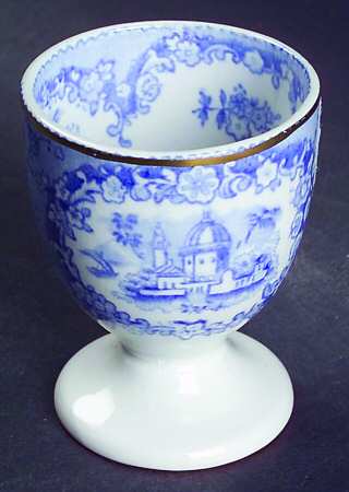 Oriental (Blue, Gold Trim) Single Egg Cup