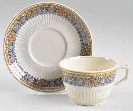 Orient Flat Cup & Saucer Set