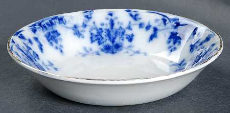 Osborne (Flow Blue) Fruit/Dessert (Sauce) Bowl